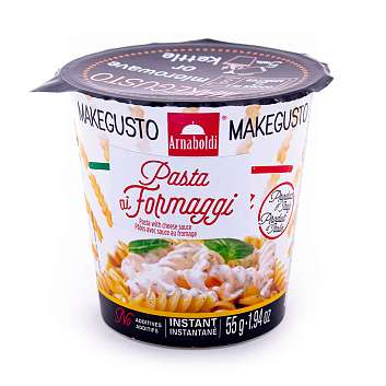 Фузилли с сыром быстрого приготовления, ANTAAR&S, 0,055 кг