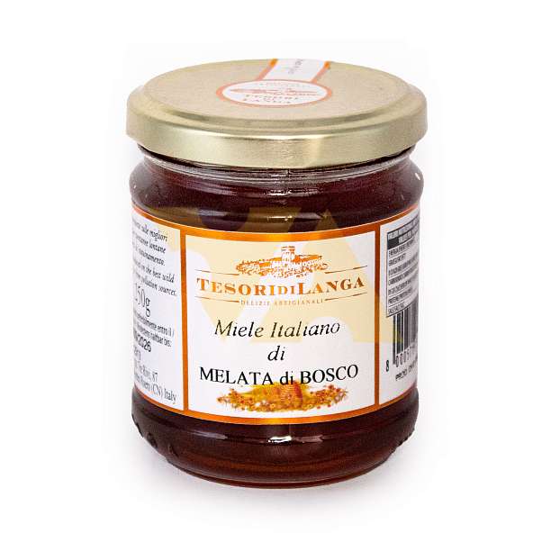 Мед лесной нектар, TESORI DI LANGA, 0,250 кг (ст/б)  Apicoltura Brezzo Италия