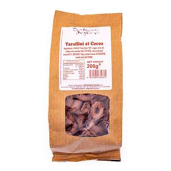 Тараллини с какао, TENTAZIONI PUGLIESI, 0,200 кг