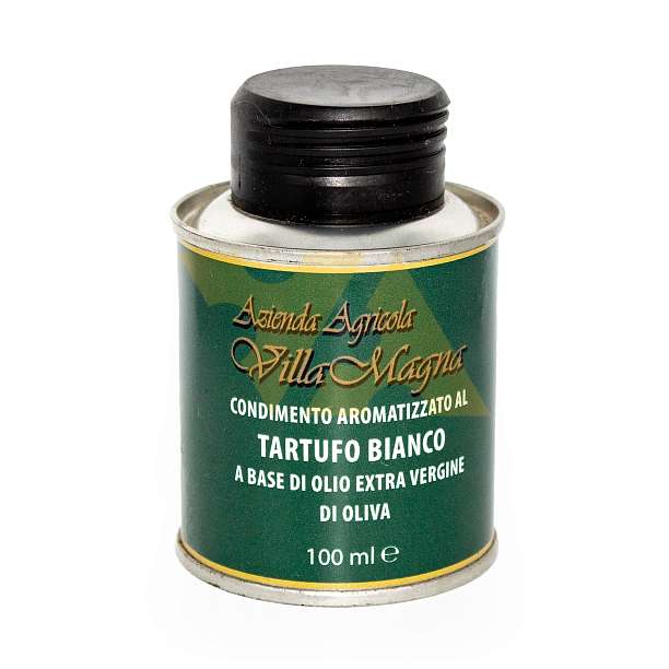 Масло оливковое первого холодного отжима ароматизированное белым трюфелем, VILLA MAGNA, 0,1 л (ж/б)  VILLA MAGNA Италия