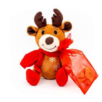 Джандуотто с оленем Санта-Клауса, пралине из молочного шоколада и пасты джандуйя, 4790, BARATTI&MILANO, 0,038 кг