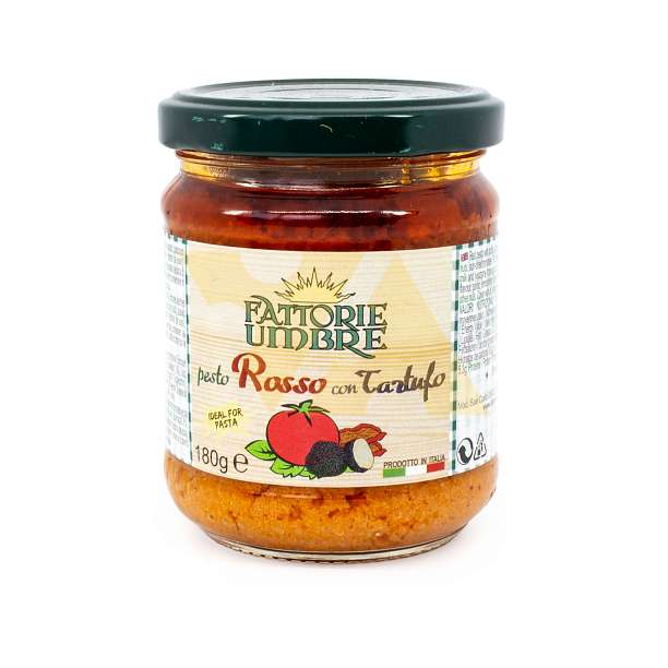 Соус песто Россо с трюфелем, FATTORIE UMBRE, 0,18 кг (ст/б) 0.18 Fattorie Umbre S.r.l. Италия