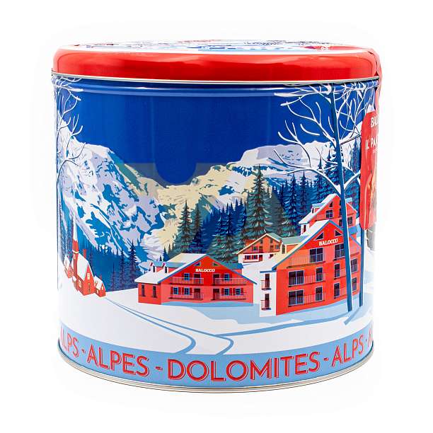 Панеттоне с изюмом и цукатами, рождественский кекс из Милана, BALOCCO, 0,75 кг (жест/кор) 0.75 кг. Balocco Италия