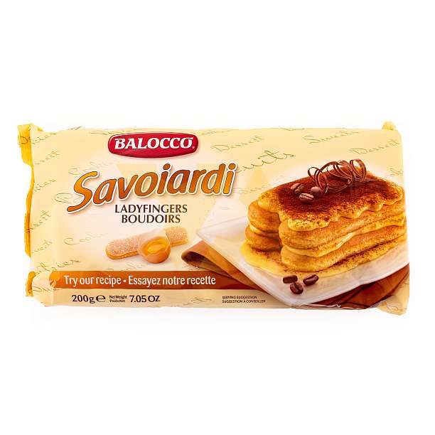 Савоярди, печенье бисквитное, BALOCCO, 0,2 кг  Balocco Италия