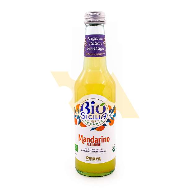 Лимонад из мандарина с лимоном БИО, POLARA, 0,275 л (ст/бут)  BIBITE POLARA S.R.L. Италия