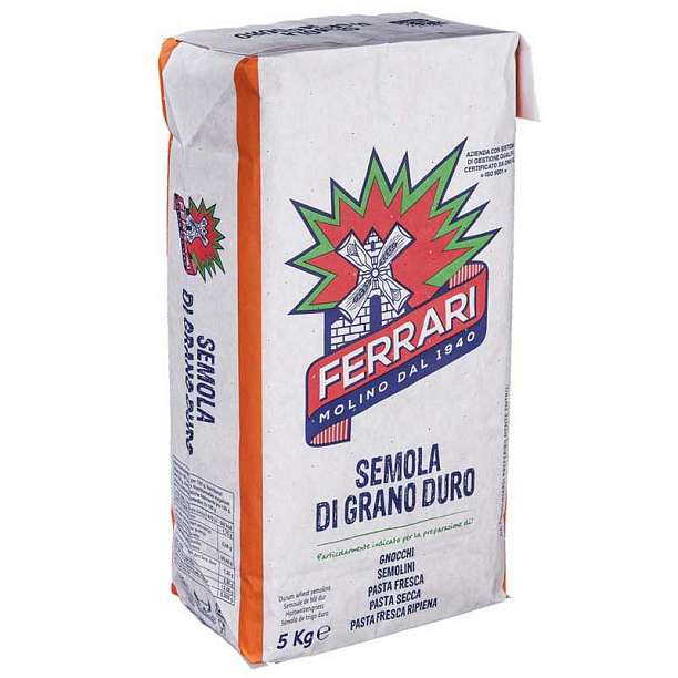 Мука из твердых сортов пшеницы, MOLINO FERRARI, 5 кг 5 кг. MOLINO FERRARI Италия