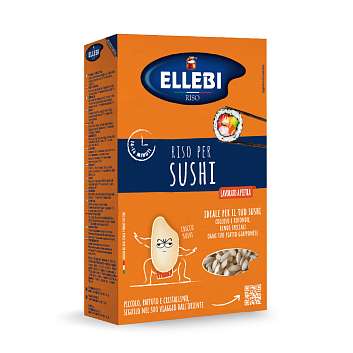 Рис для суши, ELLEBI, 0,500 кг (вак/уп)