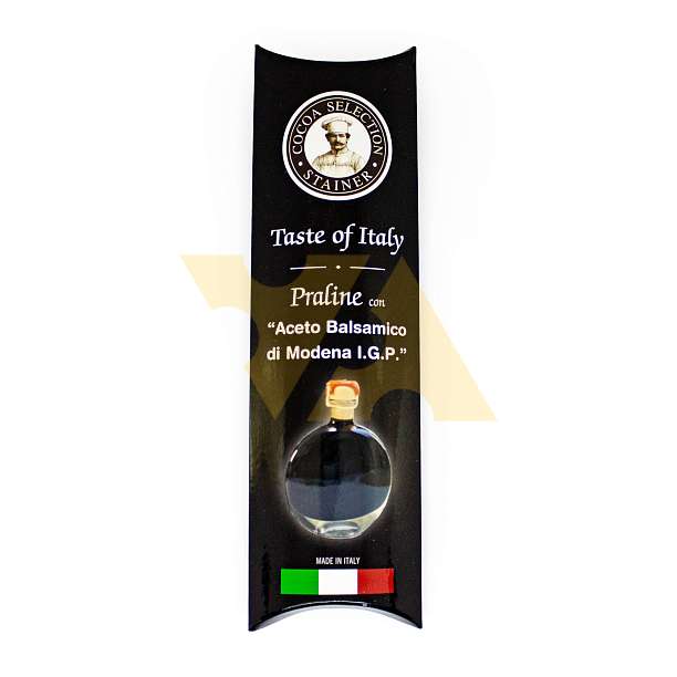 122 Пралине с покрытием из белого шоколада с начинкой из уксуса бальзамического из Модены ИГП COCOA SELECTION, STAINER, 0,0294 кг 0.0294 кг. ANDREA STAINER Италия