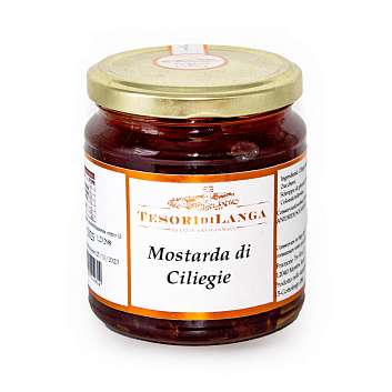 Мостарда из черешни, TESORI DI LANGA, 0,380 кг (ст/б)