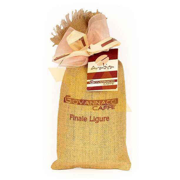 Кофе в зернах GRAN CAFFE, смесь обжаренная 100% Арабика, GIOVANNACCI, 0,25 кг (джутовый мешок)  Giovannacci Caffè Италия
