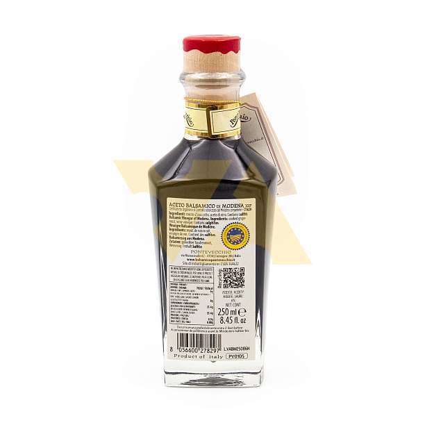 Уксус бальзамический из Модены IGP, PONTE VECCHIO, PV0105, выдержка 4 года, 0,250 л (ст/б)  Acetaia Leonardi Италия