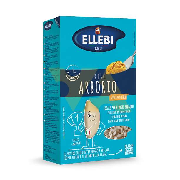 Рис Арборио, ELLEBI, 0,500 кг (вак/уп)  Ellebi Италия