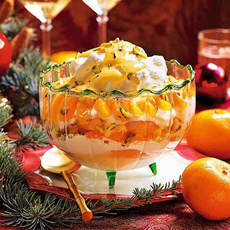 Праздник в бокале: нежная рикотта, цитрусовый забайоне и савоярди с «Гран Марнье»