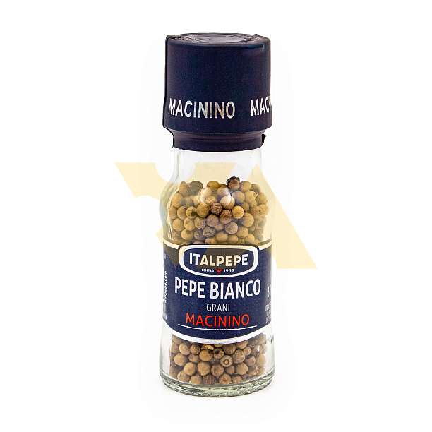 Перец белый горошком ITALPEPE, 0,030 кг (ст/б с мельницей)  Italpepe Италия