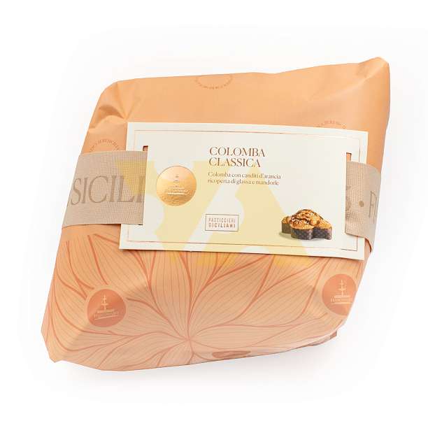 Коломба с цукатами и миндальной глазурью FIASCONARO, 0,500 кг (бум/уп)  Fiasconaro Италия