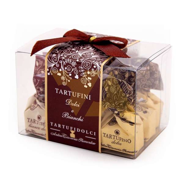 Конфеты 0128 ассорти Трюфель Дольче и Бьянко, ANTICA TORRONERIA PIEMONTESE, 0,063 кг (пл/кор)  Antica Torroneria Piemontese Италия