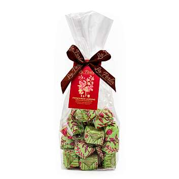 Трюфель из белого шоколада с фисташками и малиной, LA PERLA, 0,200 кг (пл/пак)