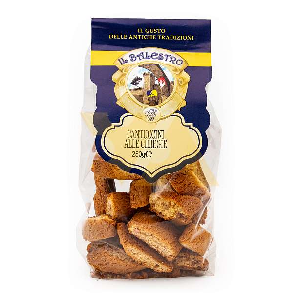 Кантуччини с черешней IL BALESTRO, 0,250 кг (пл/пак)  Le Logge Италия