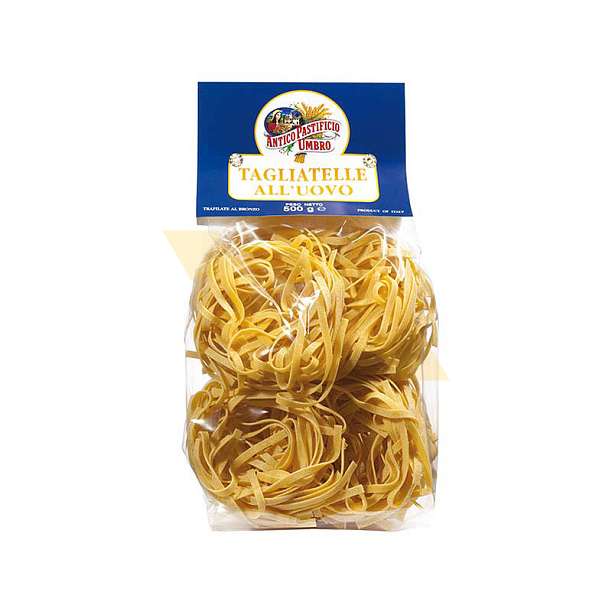 Тальятелле с яйцом, паста из твердых сортов пшеницы, UMBRO, 0,5 кг (пл/пак)  Antico Pastificio Umbro S.r.l. Италия