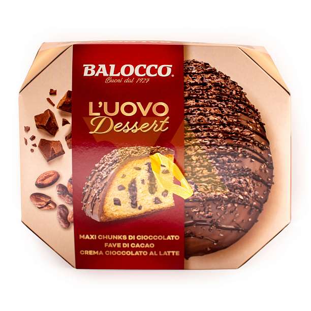 Кекс (десерт) ШОКОЛАДНОЕ ЯЙЦО MAXICIOK, BALOCCO, 0,750 кг (карт/кор)  Balocco Италия