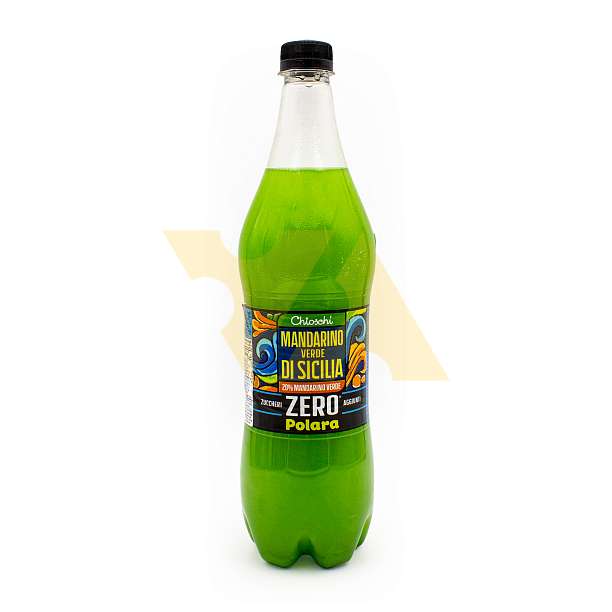 Напиток сокосодержащий газированный с соком зеленого мандарина из Сицилии без сахара CHIOSCHI, POLARA, 0,950 л (пл/бут)  BIBITE POLARA S.R.L. Италия
