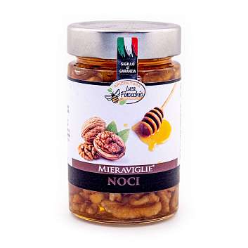 Грецкие орехи в меду, LUCA FINOCCHIO, 0,210 кг (ст/б)