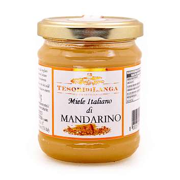 Мед мандариновый, TESORI DI LANGA, 0,250 кг (ст/б)