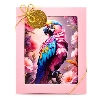 4175S Пралине ассорти COCOA SELECTION, STAINER, 0,130 кг (розовая коробка с попугаем)