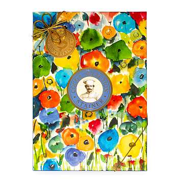 Пралине 4123 ассорти COCOA SELECTION, 12 видов начинки (кофе, ром, грецкий орех, сабайон, лимон, миндаль, фисташки, мандарин, джандуйя, сливки, малина, горький какао), STAINER, 0,15 кг (коробка с цветами)