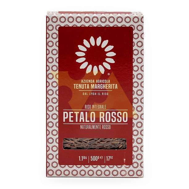 Рис из неочищенного красного зерна, TENUTA MARGHERITA, 0,500 кг (вак/уп кр/кор)  Tenuta Margherita Италия