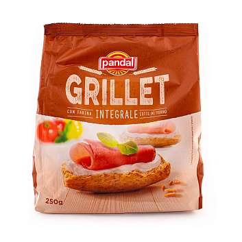 Кростини (крутоны, сухарики из цельнозерновой муки) Интеграли PANDAL, AMICA, 0,25 кг