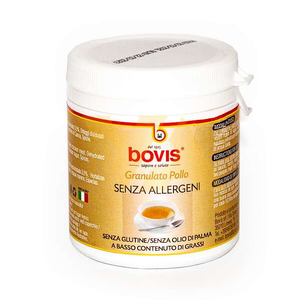 Бульон куриный гранулированный без аллергенов, BOVIS, 0,090 кг (пл/б)