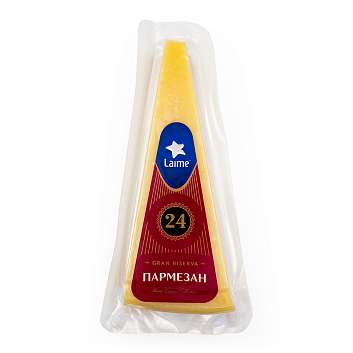 Сыр фасованный Пармезан «Gran Riserva-24» («Гран Ризерва-24») ТЗ "LAIME" м.д.ж. в с.в. 40% фас. 8шт*