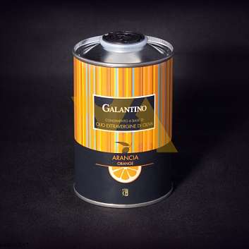Масло оливковое первого холодного отжима ароматизированное апельсином, GALANTINO, 0,25 л  (жестяная канистра)