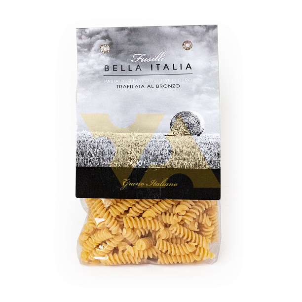 Фузилли BELLA ITALIA, паста из твердых сортов пшеницы,  UMBRO, 0,5 кг 0.5 кг. Antico Pastificio Umbro S.r.l. Италия
