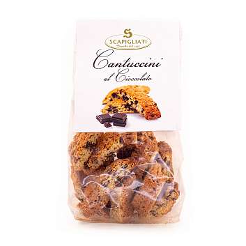 Кантуччини с шоколадом, SCAPIGLIATI, 0,150 кг (пл/пак)