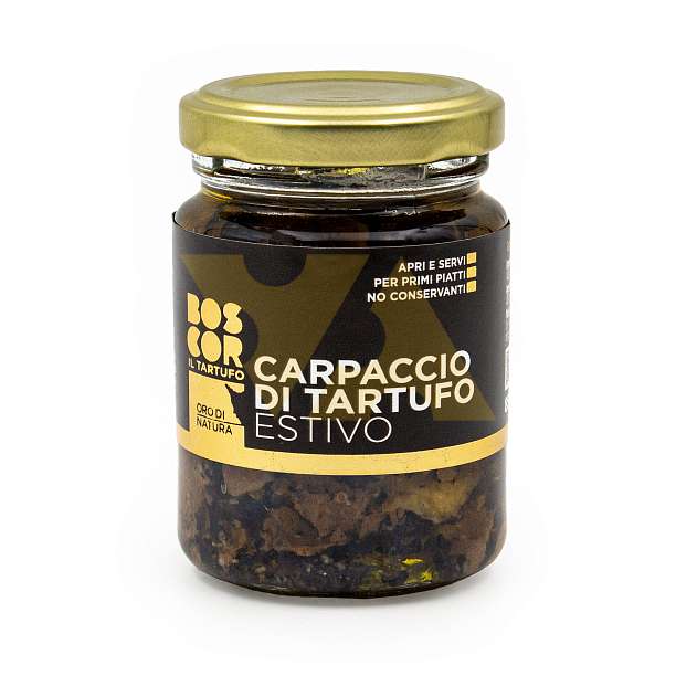 Трюфель черный летний резаный в оливковом масле BOSCOR, CALUGI, 0,085 кг (ст/б)  BOSCOR, CALUGI Италия