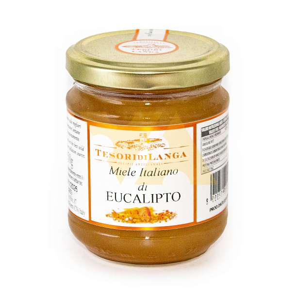 Мед эвкалиптовый, TESORI DI LANGA, 0,250 кг (ст/б)  Apicoltura Brezzo Италия