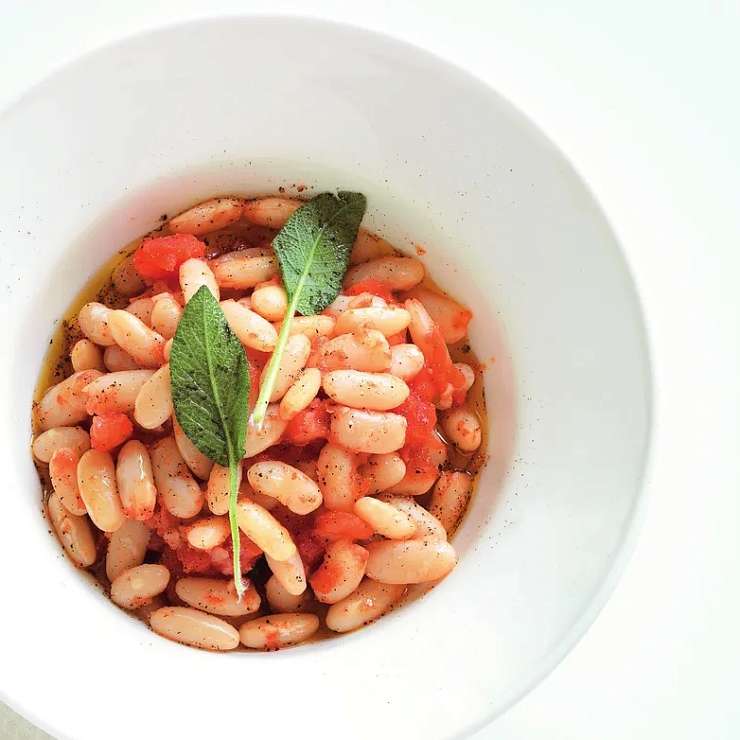 Белая фасоль по-тоскански