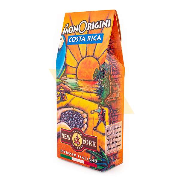 Кофе Коста-Рика, смесь обжаренного кофейных зерен из Коста-Рики, NEW YORK, 0,250 кг (бум/уп)  Caffè New York Италия