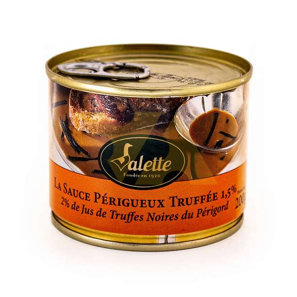 Соус Перигё с черным трюфелем (1,5%), VALETTE, 0,2 кг (ж/б) 210 Valette Foie Gras Франция