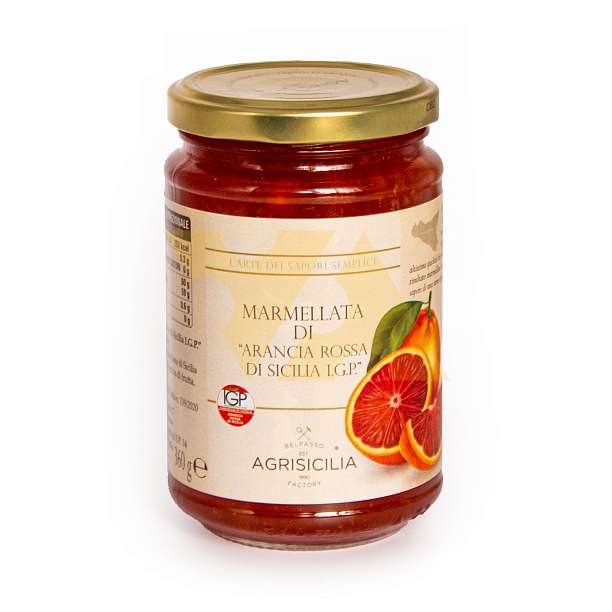 Джем из красного сицилийского апельсина IGP, AGRISICILIA, 0,360 кг (ст/б)  Agrisicilia Италия