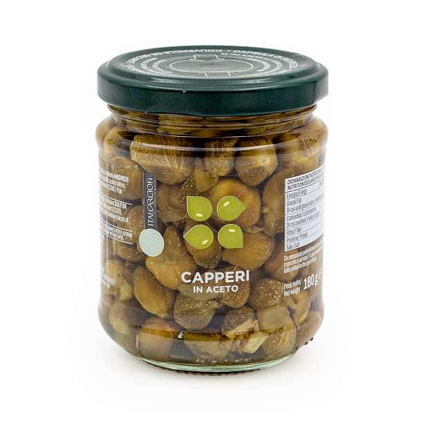 Каперсы Меццанелла в уксусе, ITALCARCIOFI, 0,18 кг/0,11 кг/0,212 л (ст/б)  Italcarciofi S.r.L. Италия