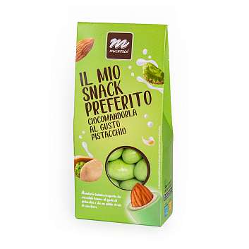 Миндаль обжаренный в белом шоколаде со вкусом фисташек IL MIO SNACK PREFERITO, MAXTRIS, 0,15 кг