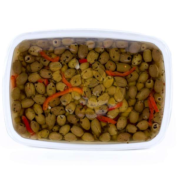 Оливки без косточек с Этны (сицилийские) BEL GUSTO, GRANATA, 0,95 кг (пл/конт)  Granata Antonio Италия