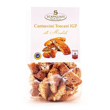 Кантуччини Тосканские IGP миндальные, SCAPIGLIATI, 0,150 кг (пл/пак)
