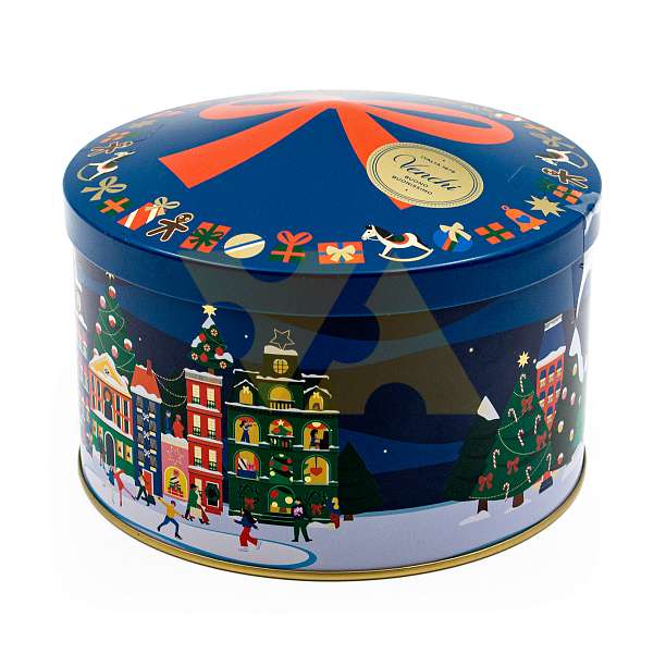 Ассорти шоколадных конфет BUREAU ALICE, VENCHI, 0,205 кг (ж/б шляпная коробка, коллекция «Рождественская Алиса»)  Venchi Италия