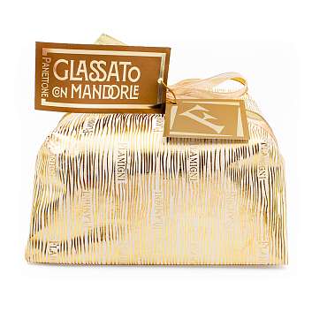 ПАНЕТТОНЕ, ГЛАЗИРОВАННЫЙ МИНДАЛЕМ, FLAMIGNI, 1 кг (бумажная упаковка)