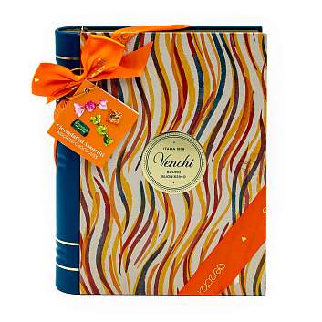 Ассорти шоколадных конфет, 4 вида, VENCHI, 0,200 кг (жест/кор книга, коллекция Мурано)