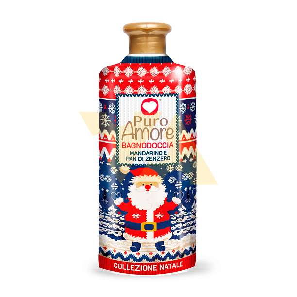 Гель для душа "Мандарин и имбирный пряник" FarmaLais Италия